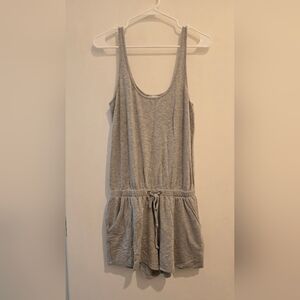 Z Supply Grey Tank Romper Medium